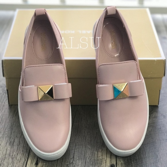 NWT Michael Kors Aliza Slip On Leather Blossom W - Picture 7 of 7